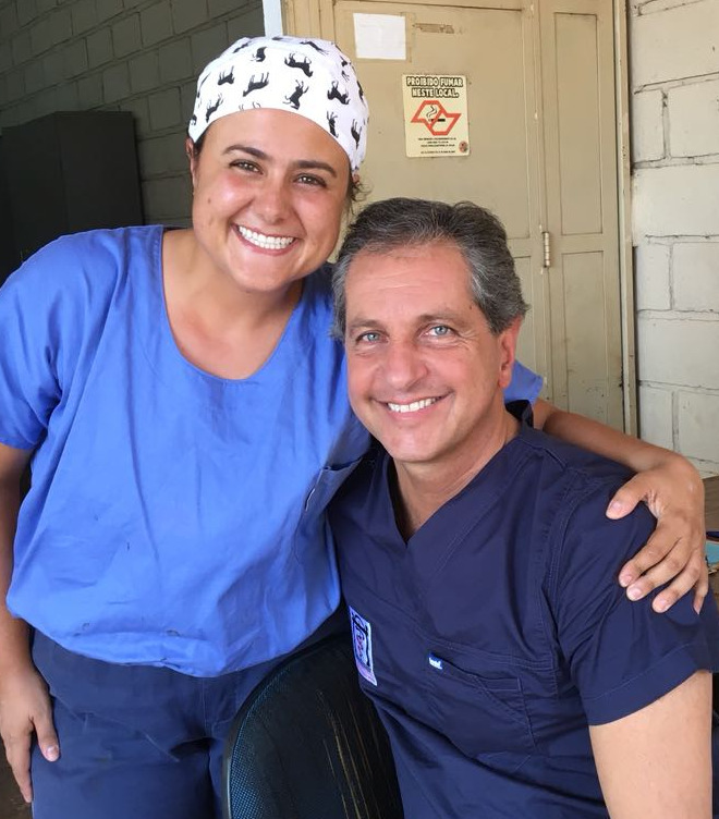 Dra. Mariana & Dr. Reinaldo de Campos na Equine Center
