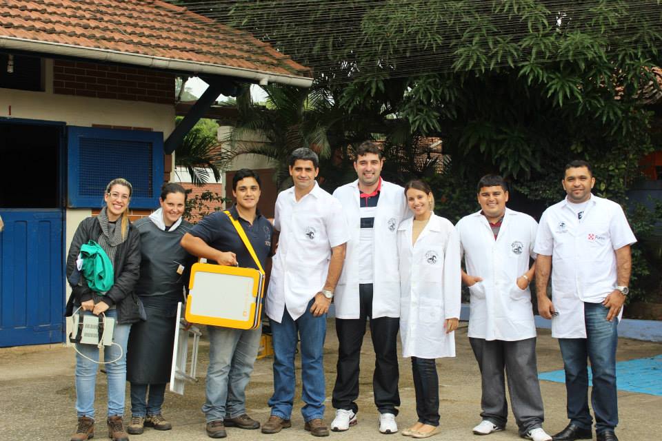 Equipe técnica equine center do ano de 2014
